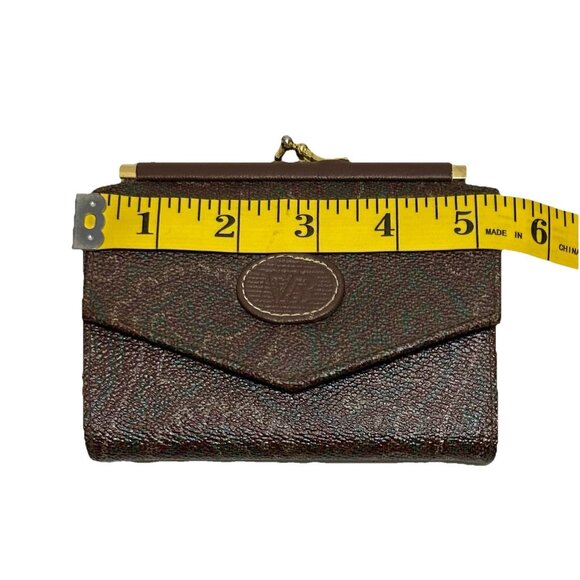 BAG BAZAAR Bi-fold Brown Multi-Color Wallet Coin Purse - Picture 11 of 12